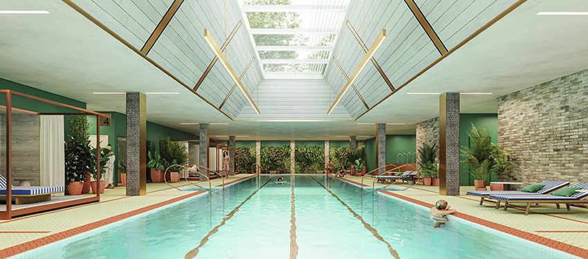 St William Kings Road Park, CGI