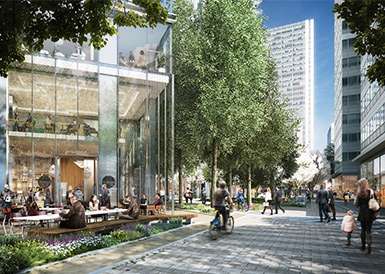 Final plans for South Quay Plaza submitted to Tower Hamlets council