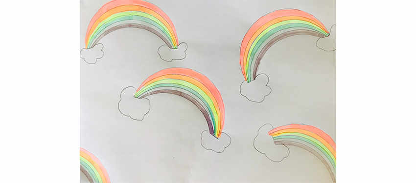 Hartland Village Rainbow | St Edward