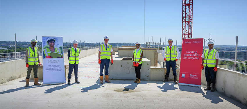 St Edward topping out, Header 1 | Berkeley Group