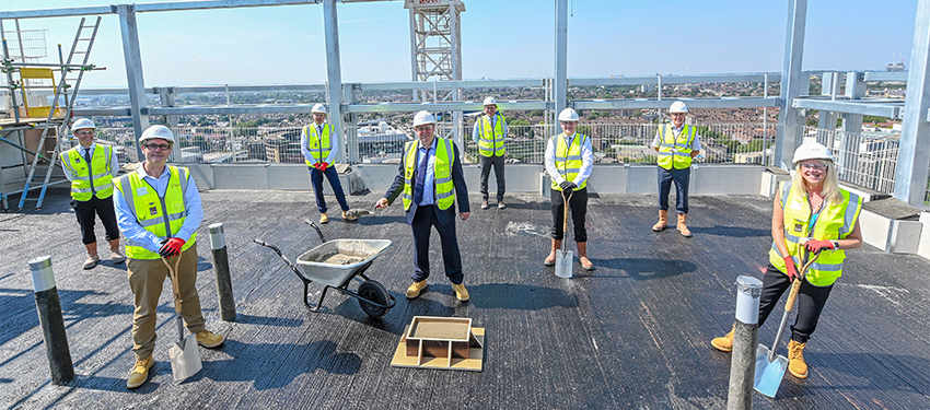 Council Leader marks affordable homes Header | Berkeley Group