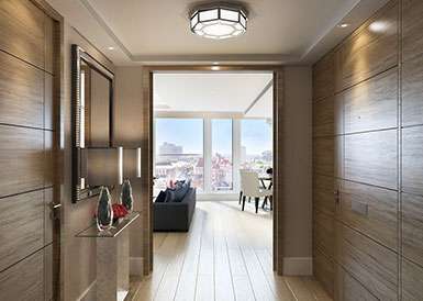 St Edward, 375 Kensington High Street, Benson House, Hallway, CGI