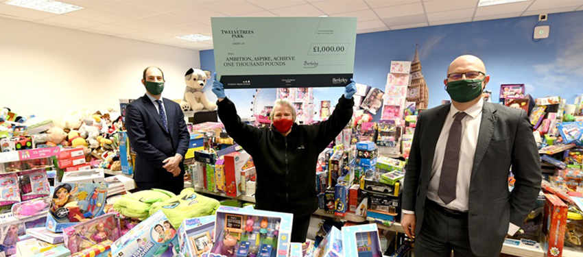 Berkeley donation to aid Newham Christmas charity appeal header | Berkeley
