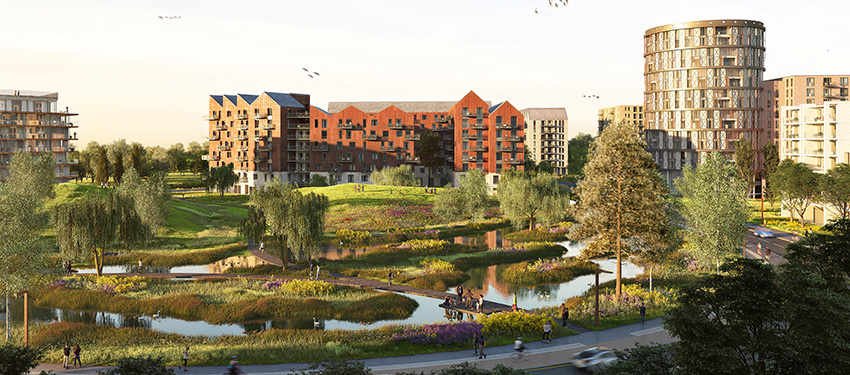 First homes on offer at nature-led The Green Quarter - Header | Berkeley Group