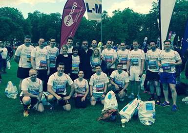 St George, Press Release, Fundraising success as St George staff run the BUPA London 10k race in aide of Muscular Dystrophy