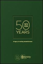 A thumbnail image of the Berkeley 50th Anniversary brochure