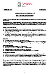 June 2018 Announcement