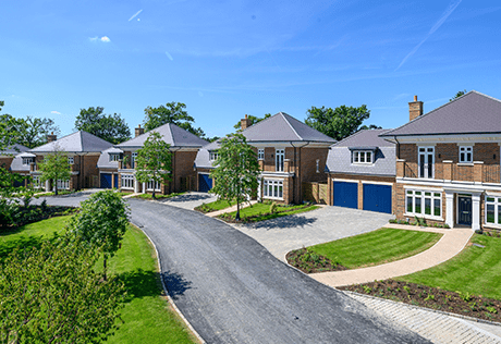 An exterior CGI of Oakhill