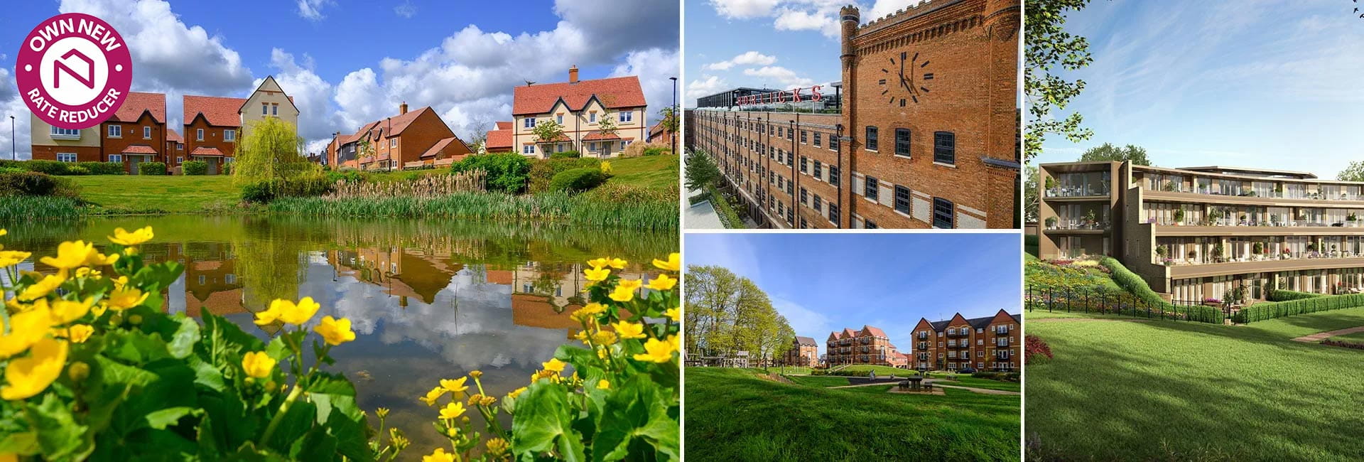 A montage of Berkeley Development Exteriors