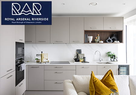 An interior Kitchen image at Royal Arsenal Riverside