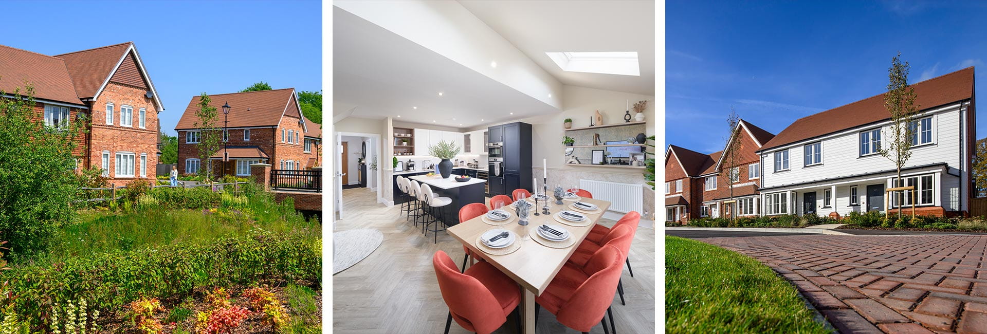 Montage of Exterior and Interior images of Berkeley Developments