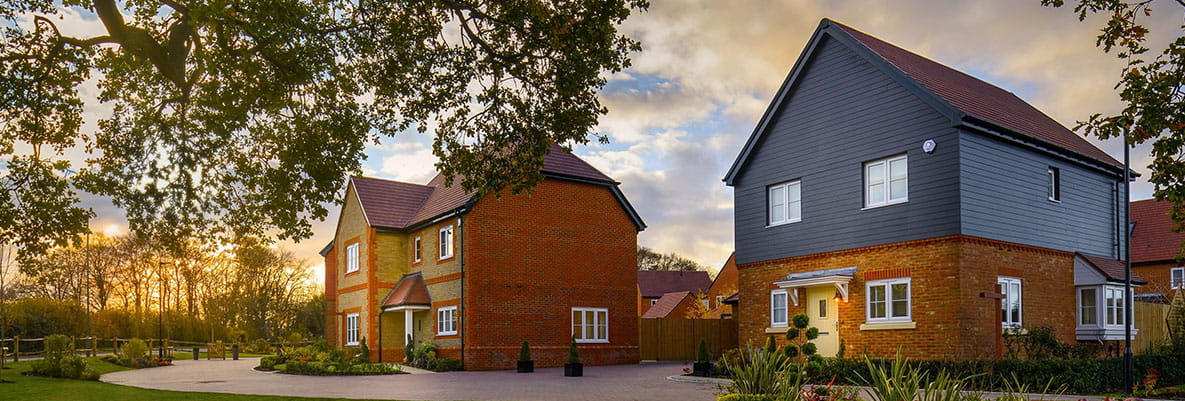 AN exterior street scene of a Berkeley Development