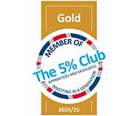 5 Percent Club Gold Award