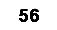 An image of the number 56