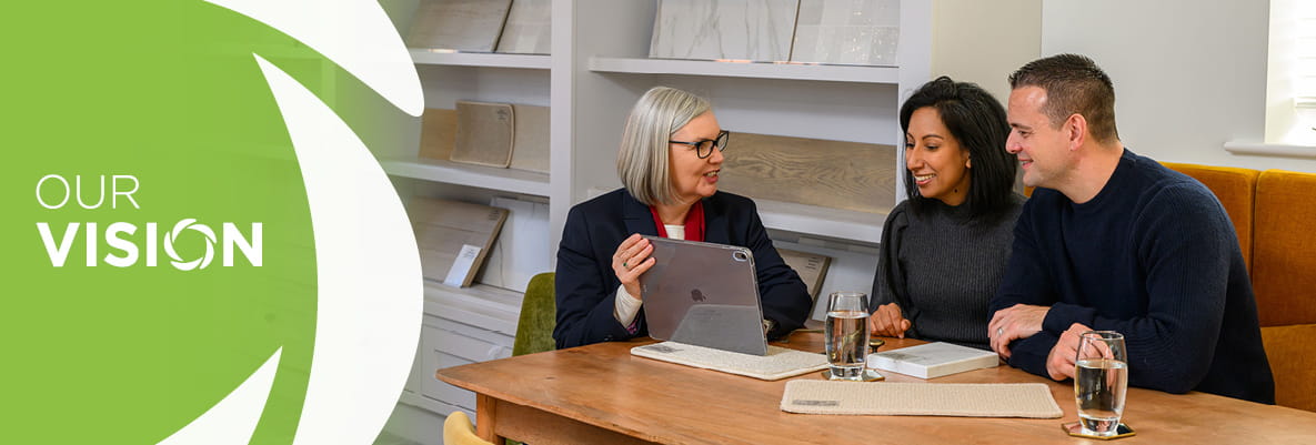 A header image for Homes and Customers Our Vision page