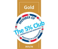 An image of The 5% Club GOLD MEMBER