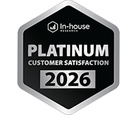 An image of the in-house platinum award