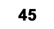 An image for the number 45