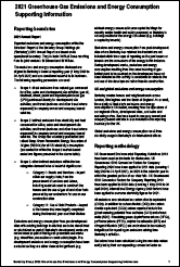 Reports and Case Studies, 2021 Supporting Information