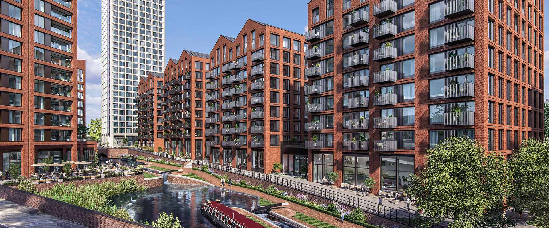 A CGI of Glasswater Locks