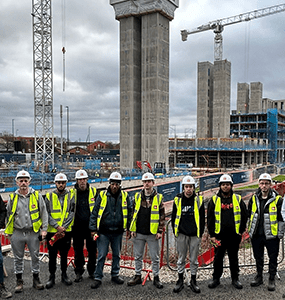 An image of people on a construction site