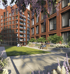 A CGI of Glasswater Locks