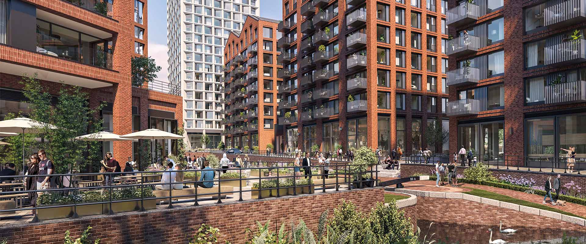 Glasswater Locks Exterior CGI