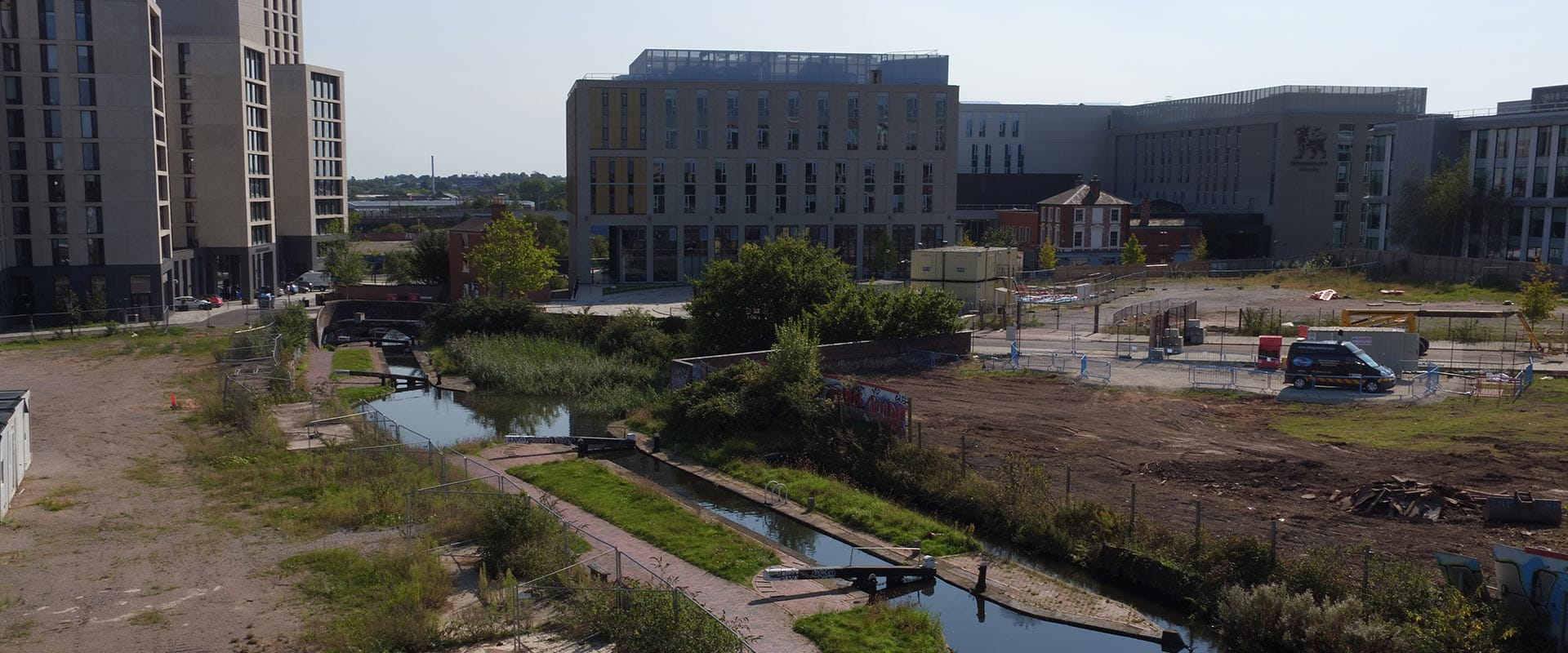 An Aerial Photograph of the Regeneration Site