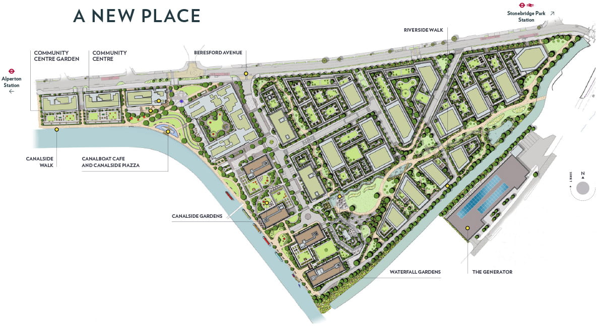 Berkeley Group, Case Studies, Grand Union, Site Map