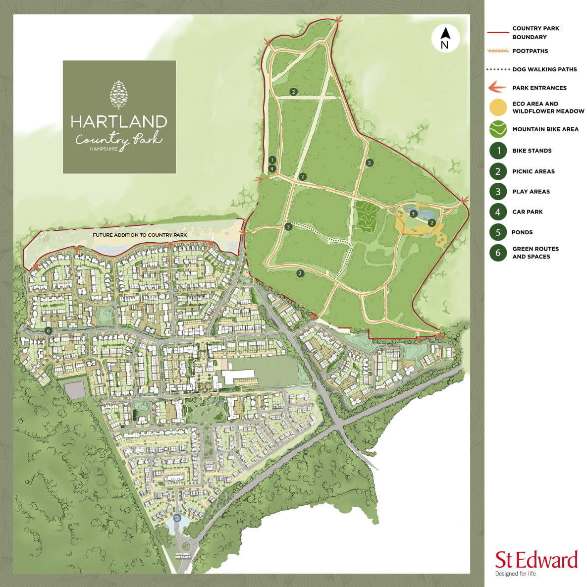Case Studies, Hartland Village, Site Plan