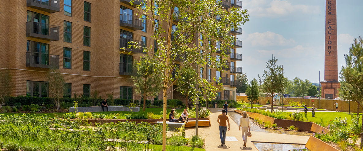 An image of Aquifer Gardens at Horlicks Quarter