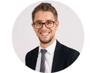 A headshot of Matt at Heron Financial