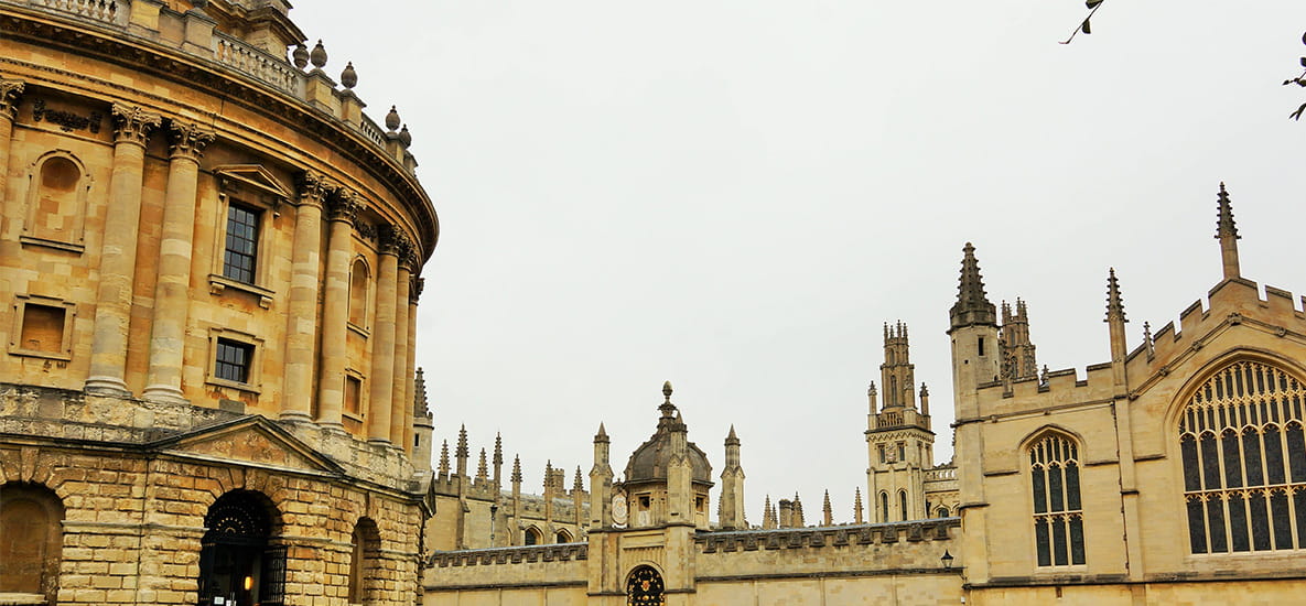 Exterior photo of Oxford University