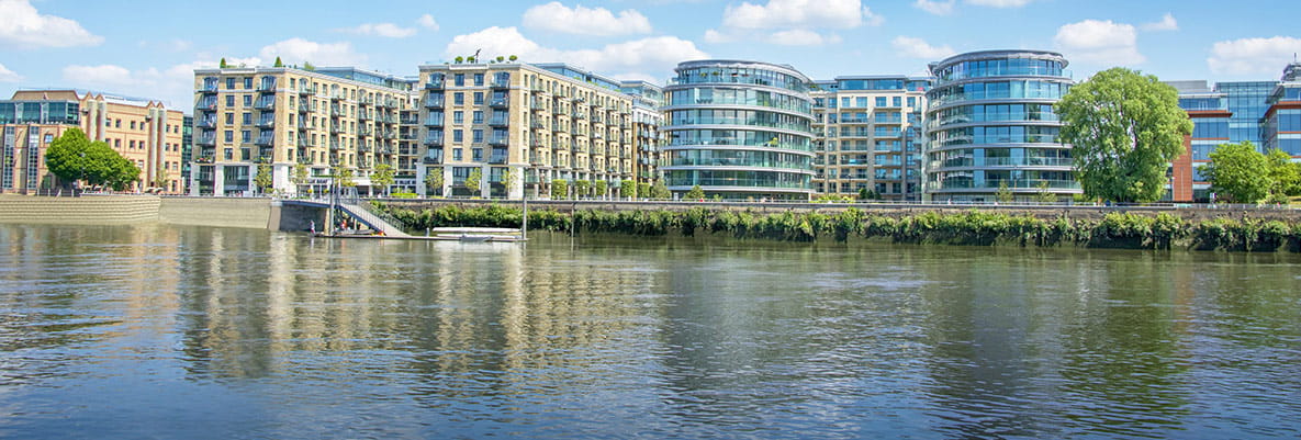 Riverside living at Fulham Reach