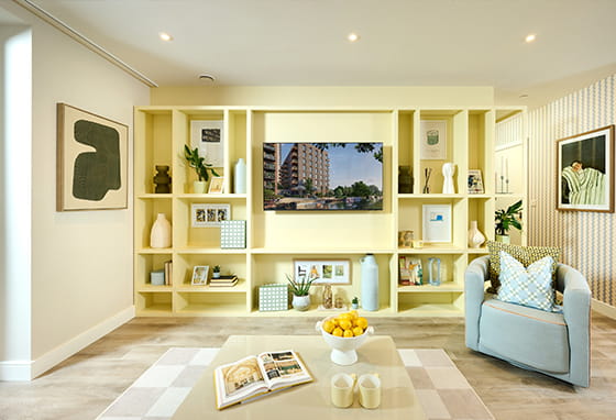 An interior Living Area image at The Capri Showhome at Grand Union