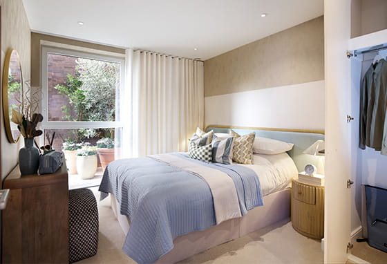 An interior Bedroom image at The Capri Showhome at Grand Union