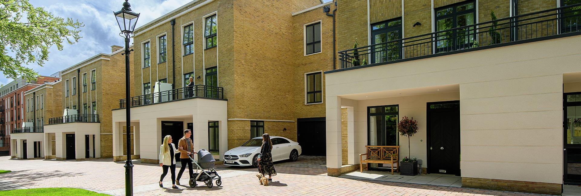 Exterior shot at Knights Quarter