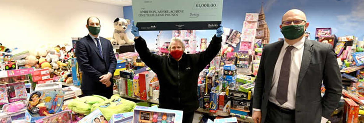 Berkeley Donation to Aid Newham Christmas Charity Appeal