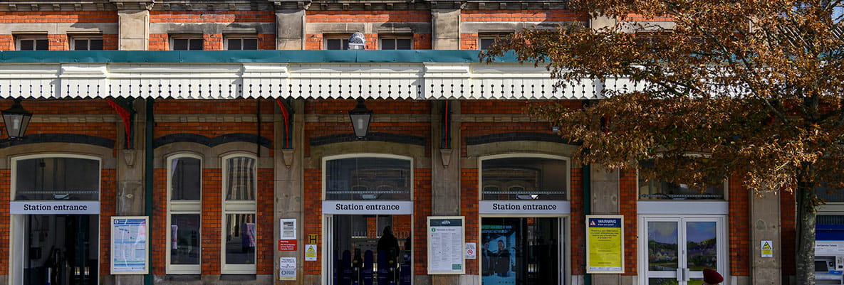 Exterior of Slough Station