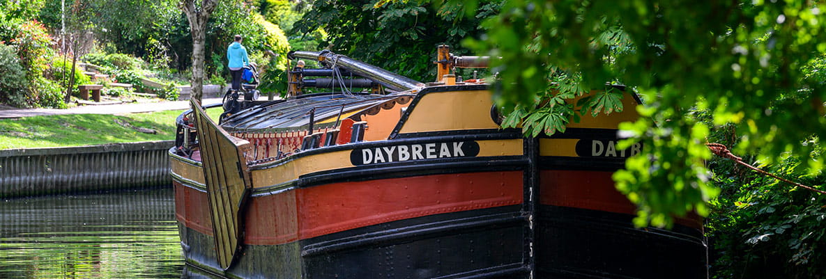River boat in Staines-Upon-Thames