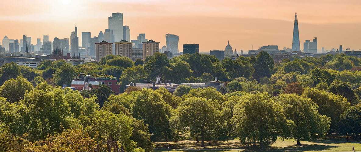 Skyline of Camden: one of the top three happiest places to live