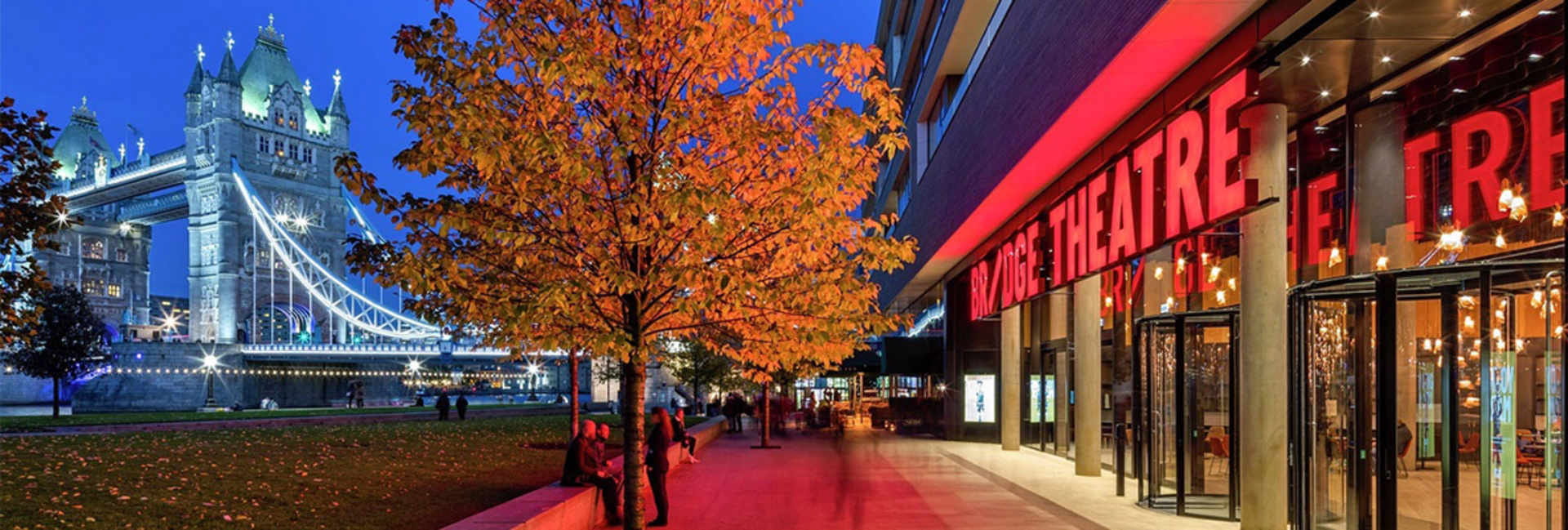 Exterior image of the bridge theatre
