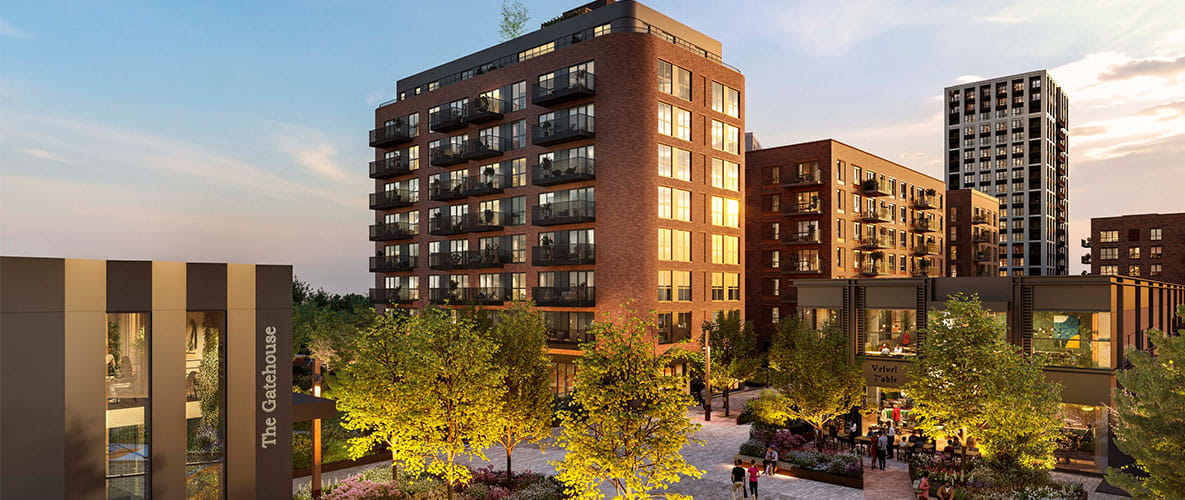 Brickfields apartments in Quarter Yards at The Green Quarter