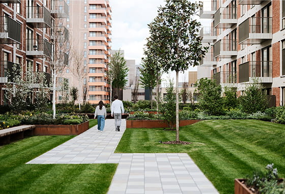 Green spaces at Silkstream