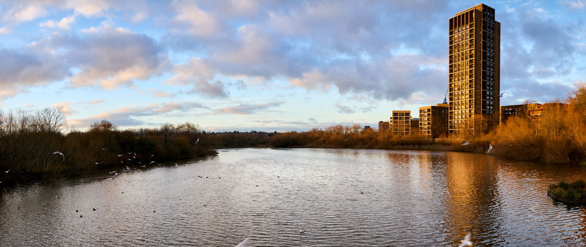 The Welsh Harp Reservoir near Silkstream