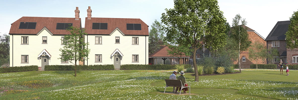 An image of houses at Winterbrook Meadows