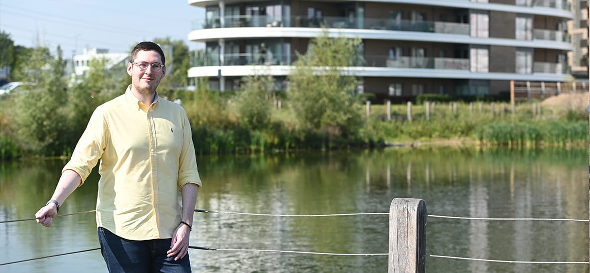 A Picture of David at Bankside Gardens