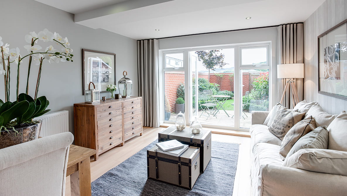 The living room of a Berkeley Group home in High Wycombe, Buckinghamshire.
