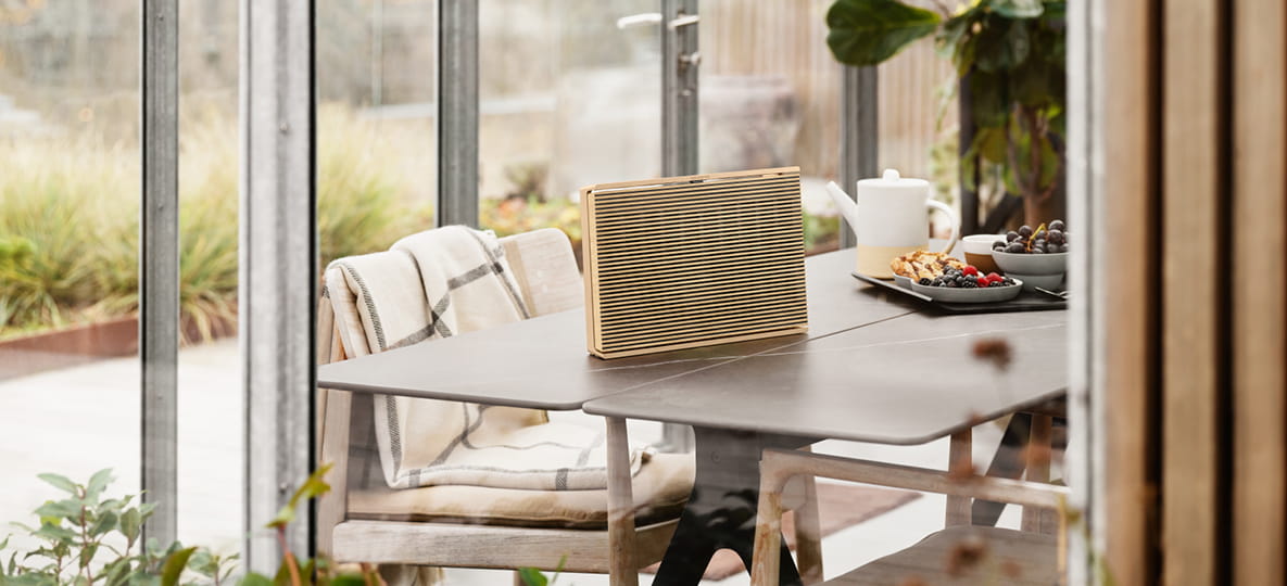 You can replace the battery of the Beosound Level using a screwdriver