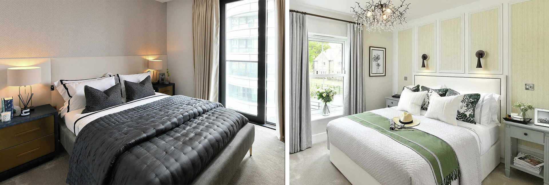 Two sleep-friendly bedrooms in Berkeley Group properties